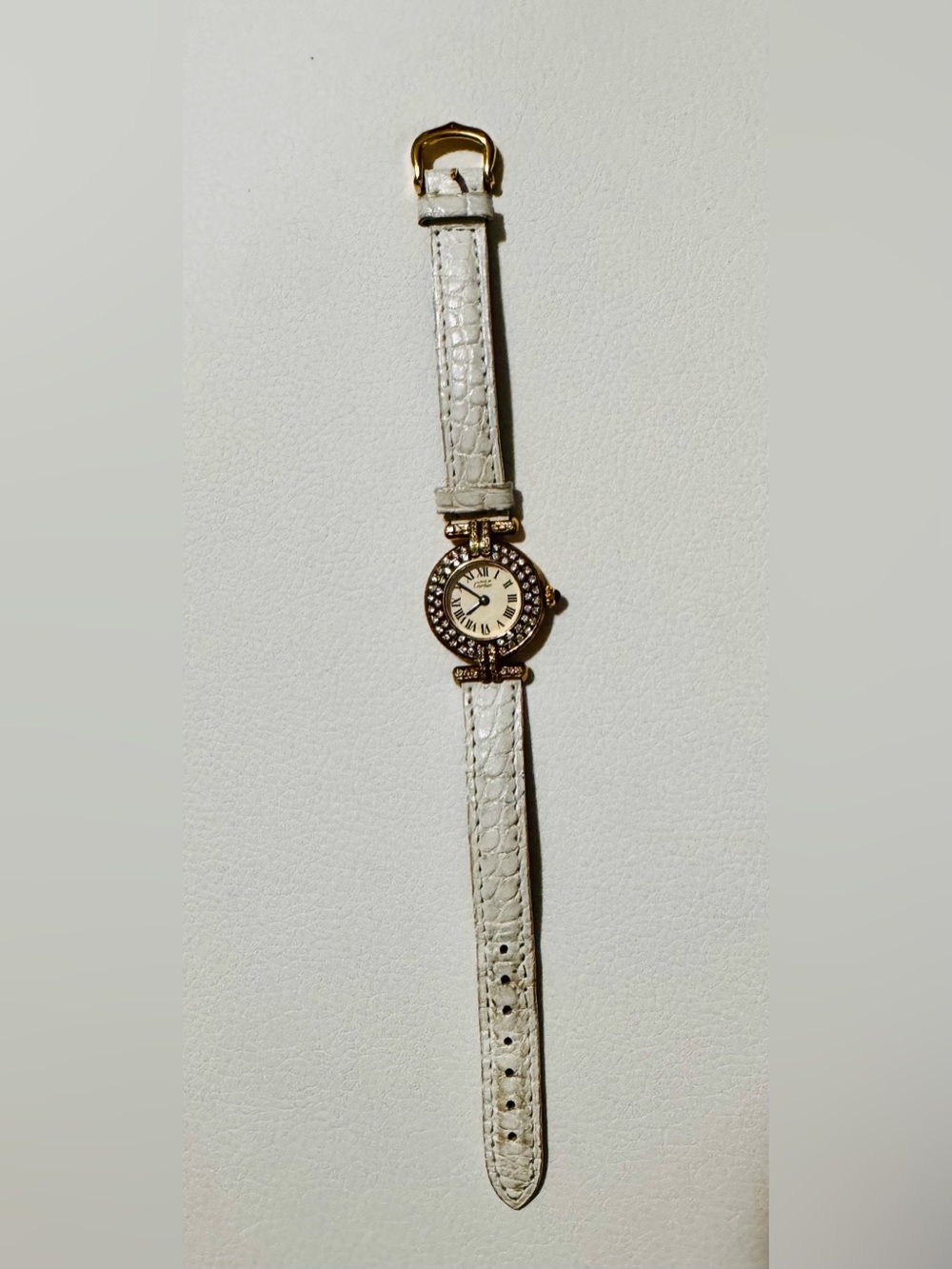 Cartier Must de Colisee Diamond Watch: 18k Gold - Picture 7 of 8